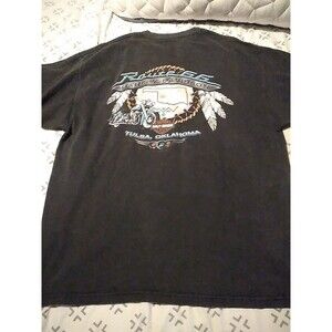 Y2K VTG 2001 Harley Davidson Route 66 Tulsa Oklahoma Tee SZ XL